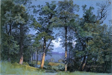 Coppet Lago Ginebra paisaje William Stanley Haseltine bosque Pinturas al óleo